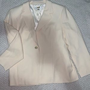 Talbots Cream Jacket Chic